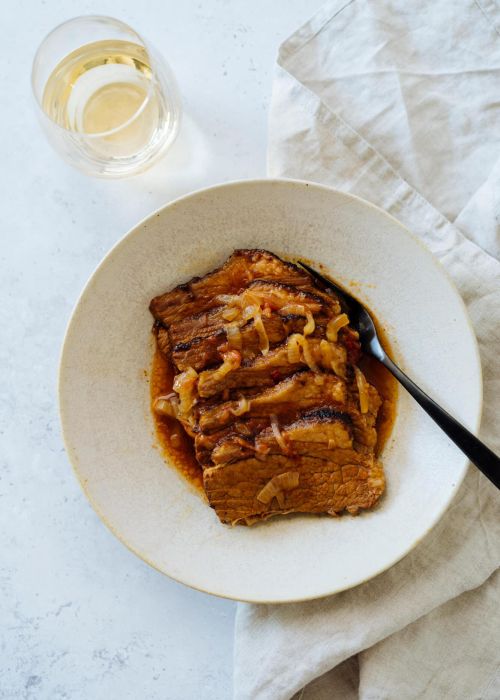 Slow-Cooked Braised Beef Brisket