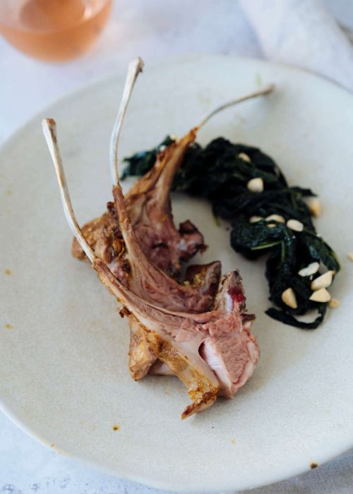 Roasted Lamb with Organic Aged Balsamic & Mustard Marinade